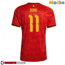 Moške Nogometnih dresov Belgija Jeremy Doku #11 Domači SP 2026 Kratki rokavi